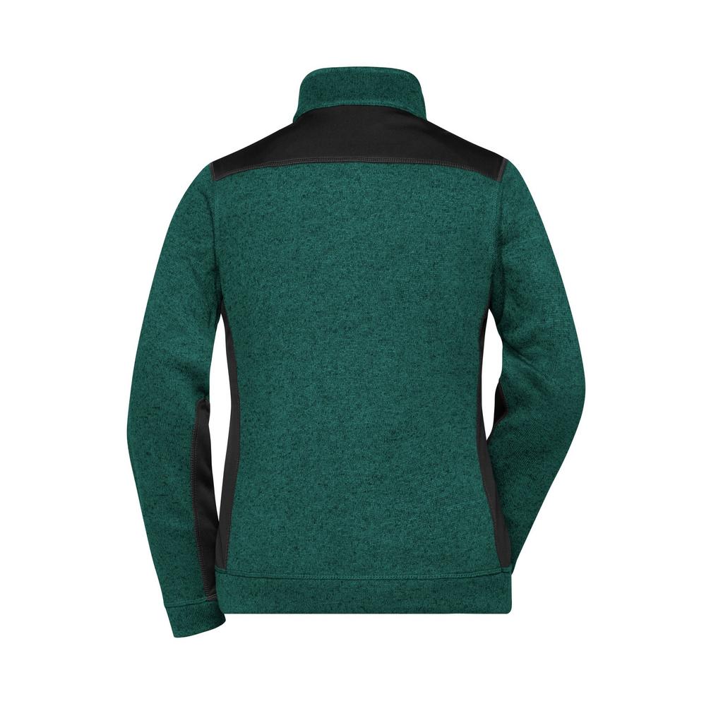 James and Nicholson Womens/Ladies Strong Knitted Fleece Jacket