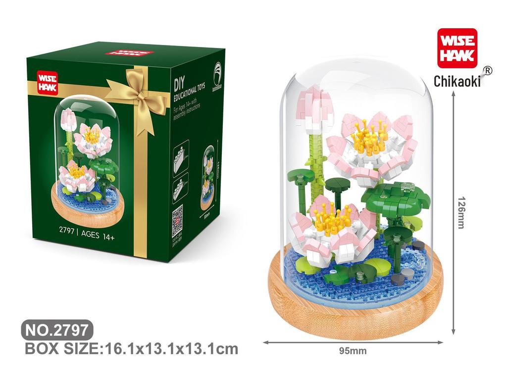 Micro Particle Building Blocks: Sunflower and Rose Bouquet for Valentine's, Qixi, Teacher's Day, and Christmas.