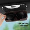 2026 For Chery Jaecoo J7 J8 Portable Press Switch Car Glasses Box Sunglasses Holder ABS Expansion Space Sun Visor Eyeglass Case