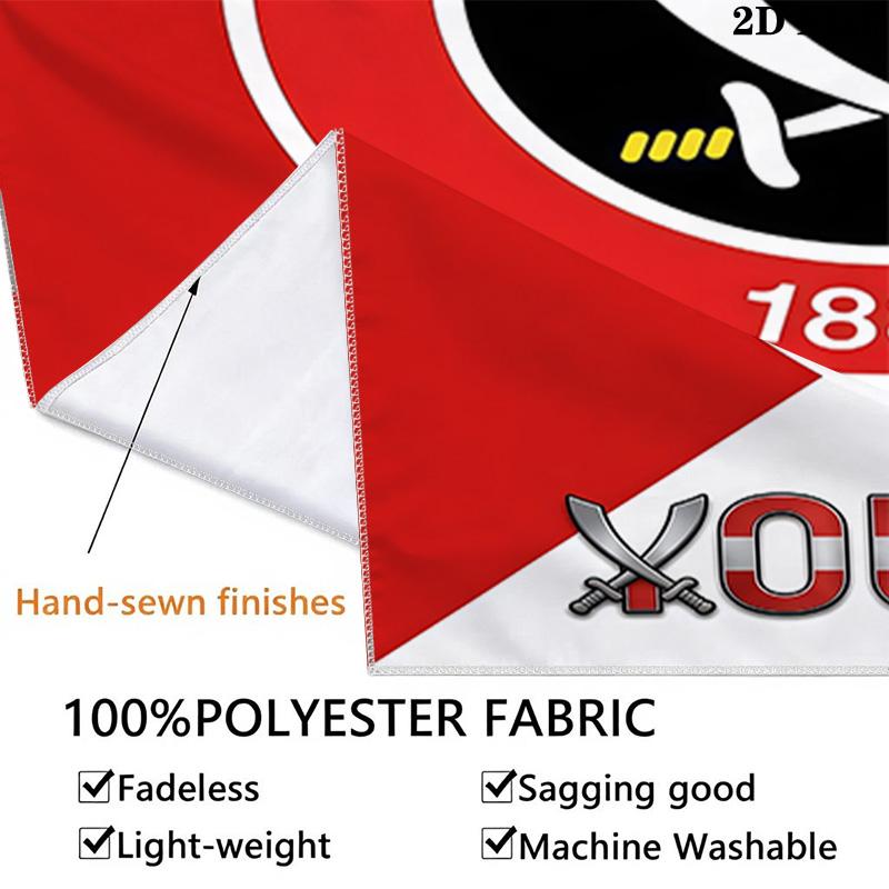 Custom Name Sheffield UnitedPrinted Tapestry – Wall Hanging for Bedrooms, Dorms, and Home Decor