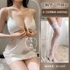 Sexy lingerie pure desire with chest pad lace hollow suspender small chest show big nightgown women