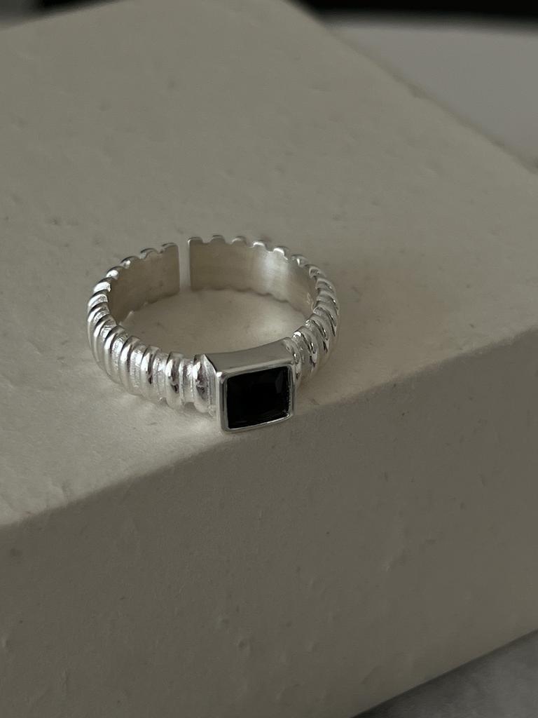 Серебряное кольцо 925 пробы, геометрическое, многослойное, с круглыми бусинами, женское, модное, панк, темперамент, гипоаллергенное, шарм, ювелирное изделие