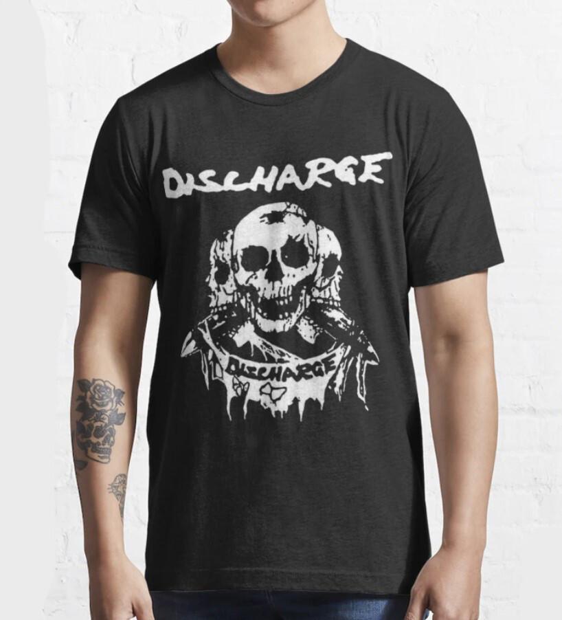 Discharge Band Панк Футболка Унисекс Футболка с коротким рукавом Все размеры S-2345XL Унисекс Футболка