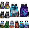 Pattern Minecraft Double Sided Schoolbag Backpack Breathable Bag Gift Fashion