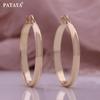 PATAYA Модные персонализированные большие серьги-кольца в стиле журнала