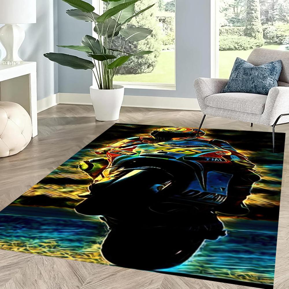 Doctor Valentino Rossi Floor Mat Perfect For Balcony Entryway Living Rooms Kitchen Antislip Carpet Decorate Offices