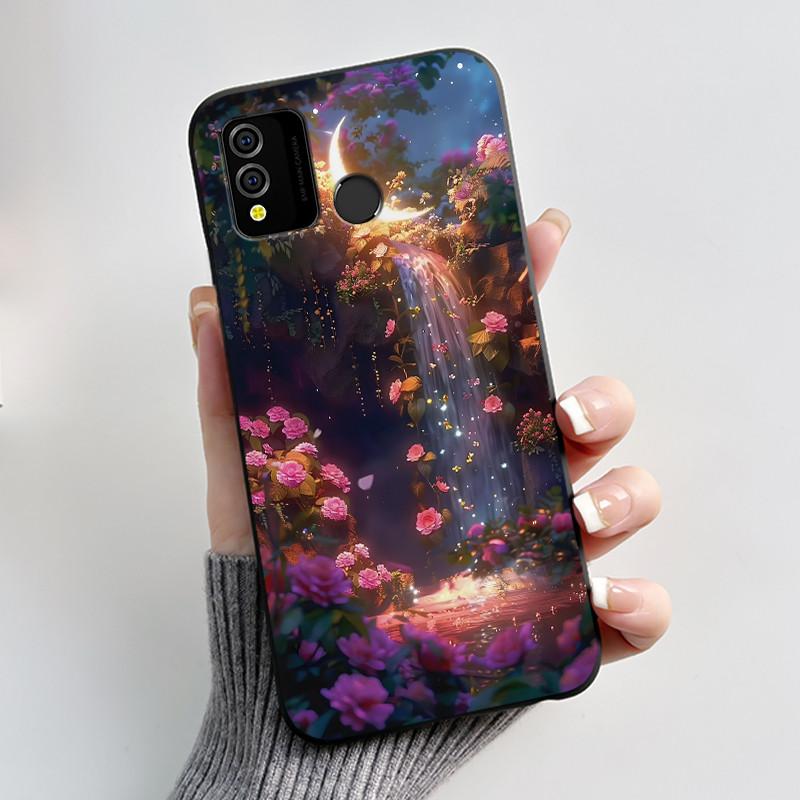 Case For BLU J9L Phone Case Luxury Cute Love Rabbit Cartoon Funny Pattern Cover Shell Black TPU Soft Silicone Protective Casing