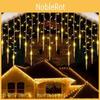 Outdoor Waterproof Led Icicle String Lights For Christmas Decor Warm White 3.5m