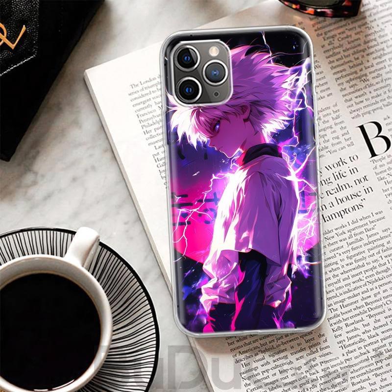 Чехол Hunter X-Hunters Killua для iPhone 17 Air 16 16E 15 Pro Max 14 Plus 13 Mini Чехол для телефона 12 11 7 8 SE Индивидуальная печать