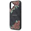 Guess Guhmp16Sp4Ropemck Iphone 16 6.1   Czarny/Black Hardcase 4G Flowers Print Magsafe