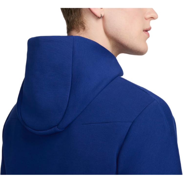 Nike Tech Fleece Windrunner Толстовка с капюшоном на молнии с вышитым логотипом Мужские толстовки Deep-Navy FJ8158-455