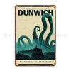 Dunwich Vintage Lovecraftian Travel Poster Metal Plaque Poster Printing Club Cinema Cave Create Tin Sign Poster