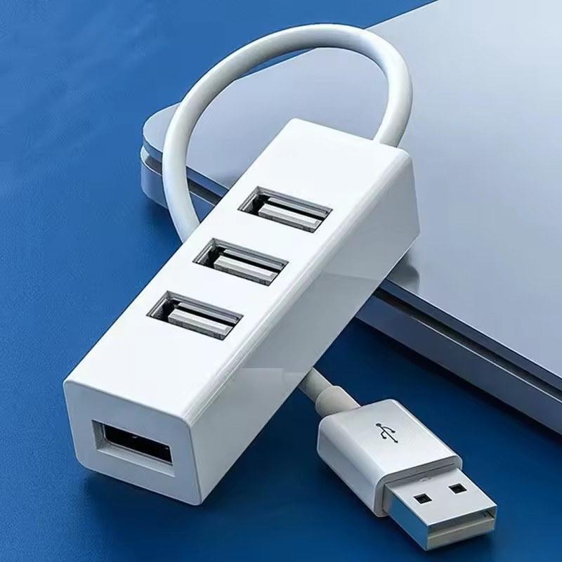 Концентратор USB 2.0 Multi Expander Hub USB Splitter Power Adapter High Speed 4 Port In One для ПК Компьютерные аксессуары
