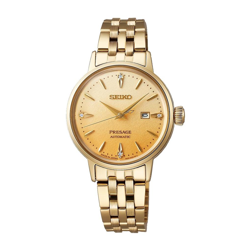 SEIKO Watch Presage Cocktail Time SRRW006 Watch 30mm Women's Yellow Gold