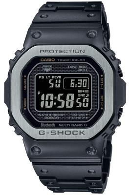 Часы Casio GMW-B5000MB-1JF, Мужские, Bluetooth, Полностью металлические, Радиоуправляемые, Питание от солнечной энергии, Многослойная черная отделка, Оригинальный японский продукт