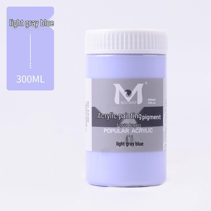 Meibang Special White Metallic Acrylic Paint for DIY Plaster Doll and Wall Painting