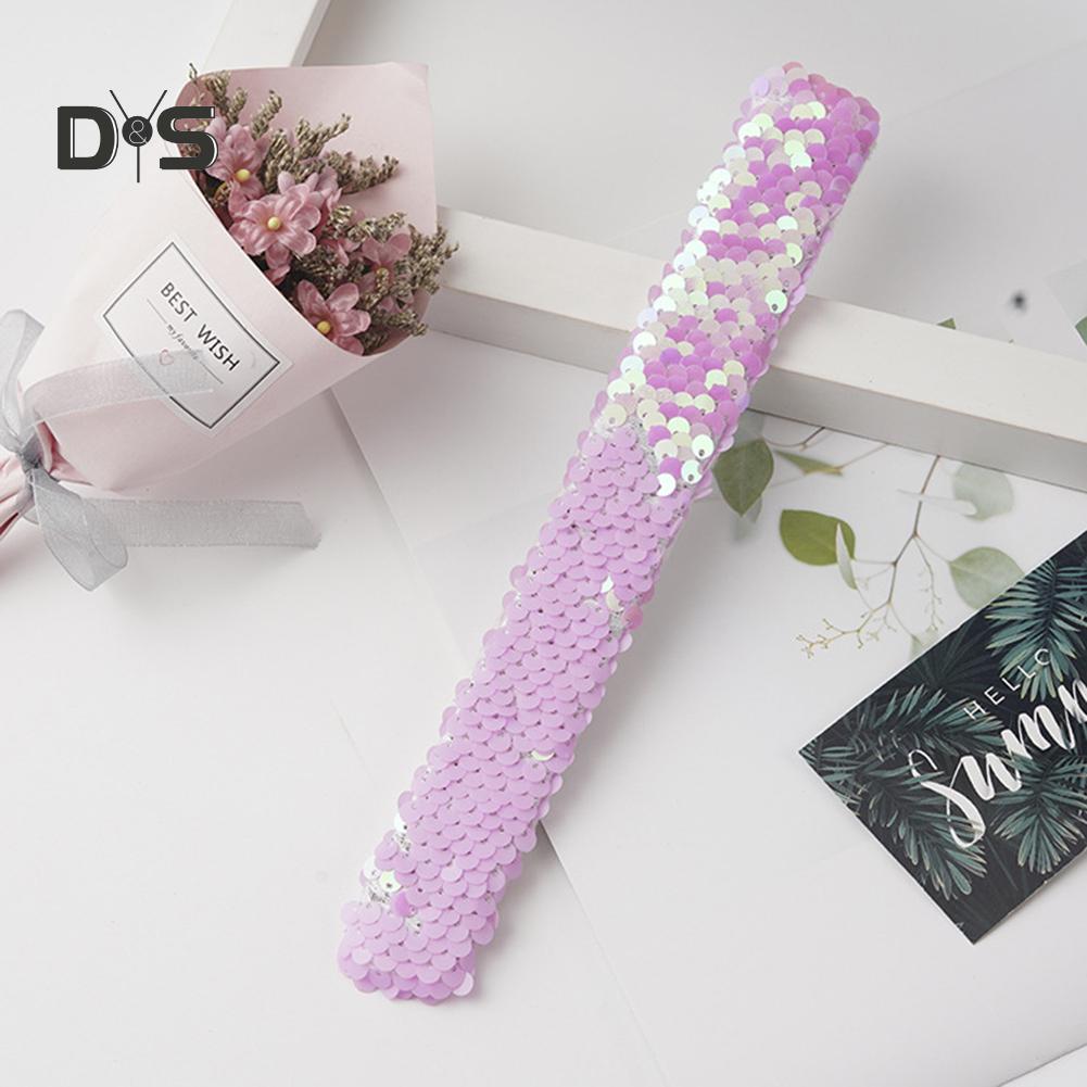 Блестящий детский браслет с блестками и браслетом, повязка на голову, подарок для вечеринки