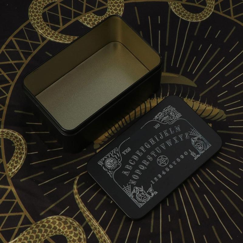 Железный Чехол для Хранения Карт Таро Коробка для Карт Таро Астрологические Гадания Чехол для Хранения