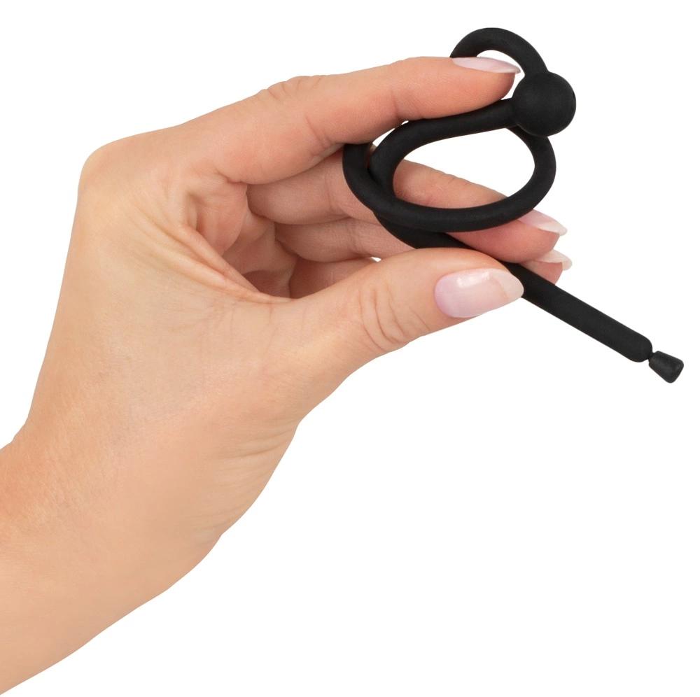 Penisplug - Penis Plug with a Movable Glans Ring