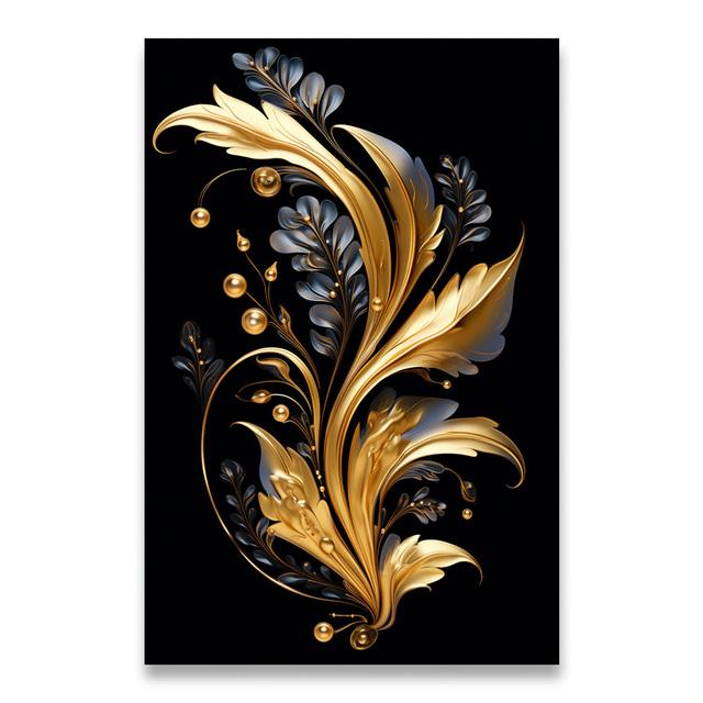 1 шт. Картина на холсте, темно-золотой цветок, пшеница, картина на холсте, декоративные картины, настенный декор, настенное искусство, настенное украшение для дома, без рамки