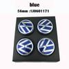 4pcs 56mm 65mm VW floating Car Wheel Center Caps Hubcap Cover for VW Jetta MK5 Golf Passat styling CC Golf 3B7601171 1J0601171 zd2