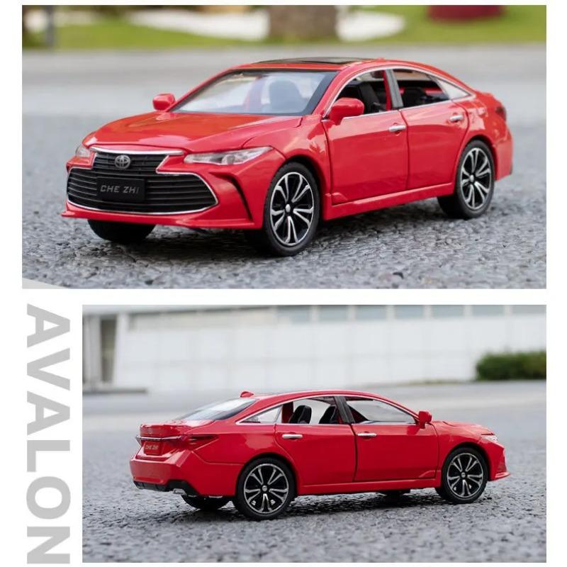 1/24 Toyota Asian Dragon Модель легкосплавного автомобиля Моделирование Звук и Свет Инерционный Детский Игрушечный Автомобиль Мальчик Коллекция Украшения Подарок