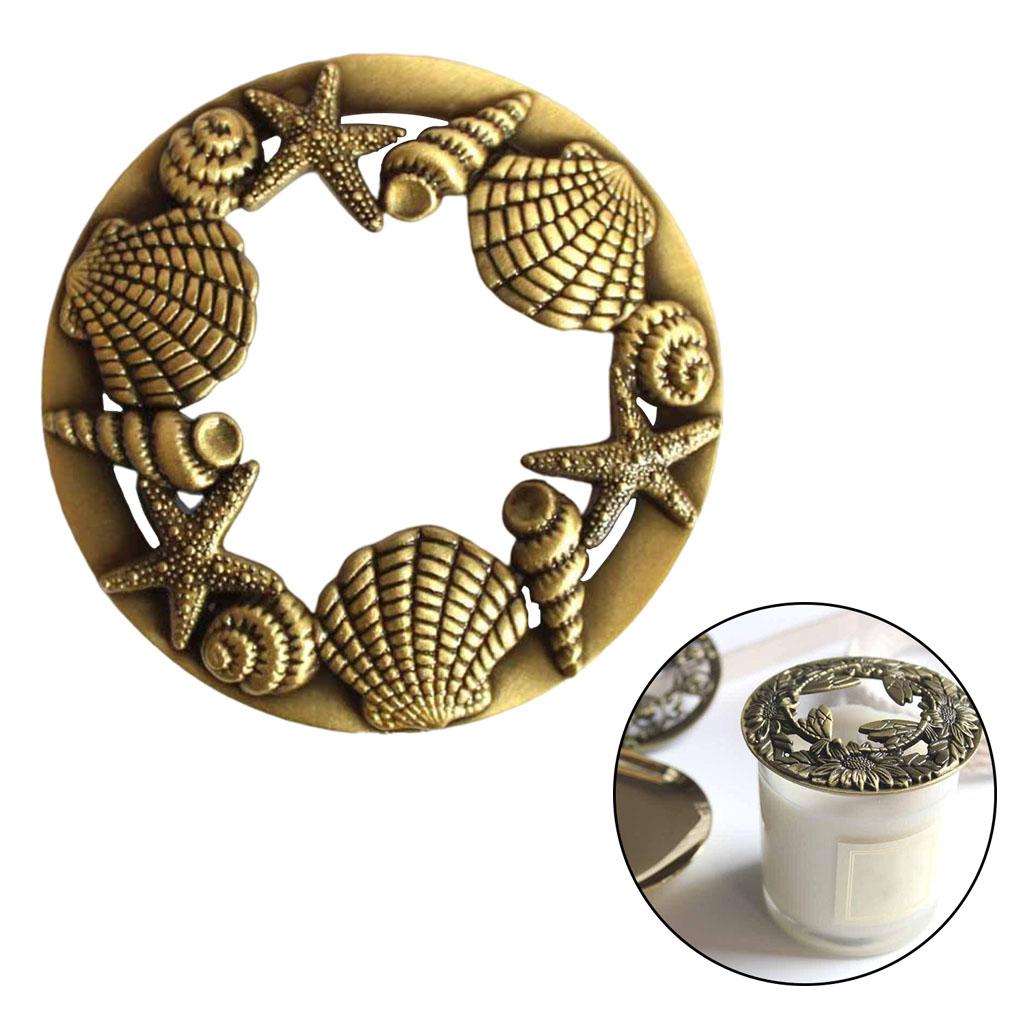 Антикварный стиль банка для свечи крышка топпер крышки равномерно для дома отеля
