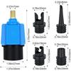 Air Valve Adapter Inflatable Rowing Rubber Boat Paddle Canoe Pump Compressor