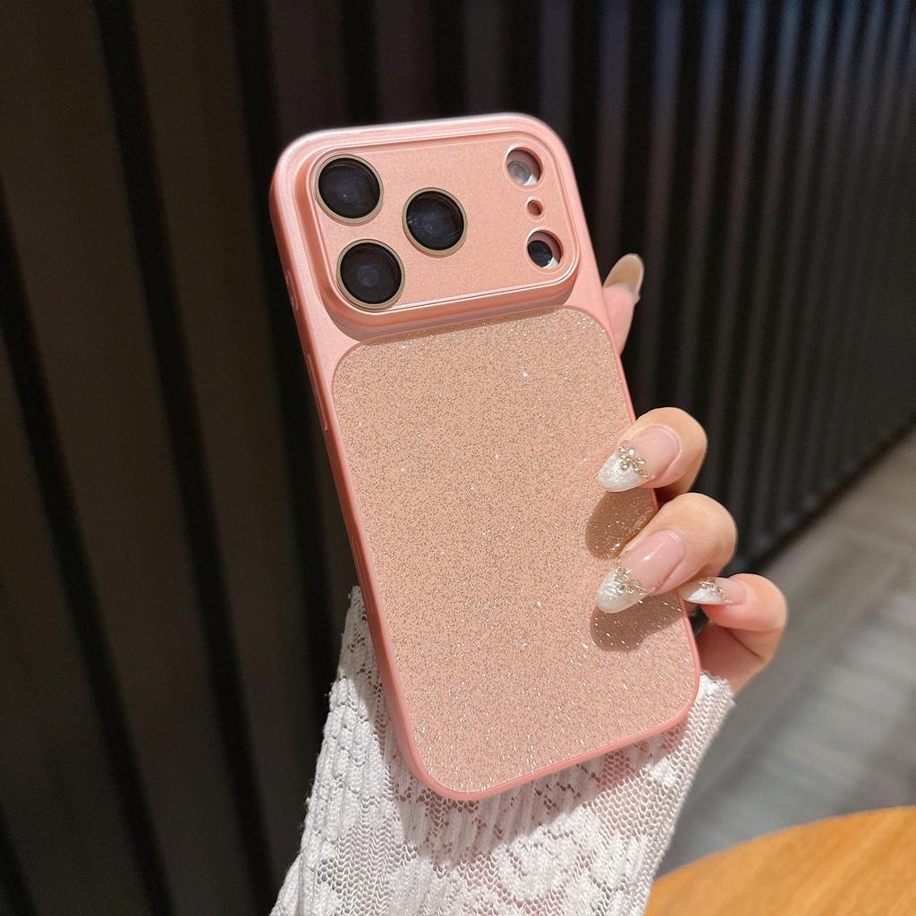 Чехол Lux Glitter с полным покрытием для iPhone 17 Pro Max с защитой камеры и противоударными свойствами