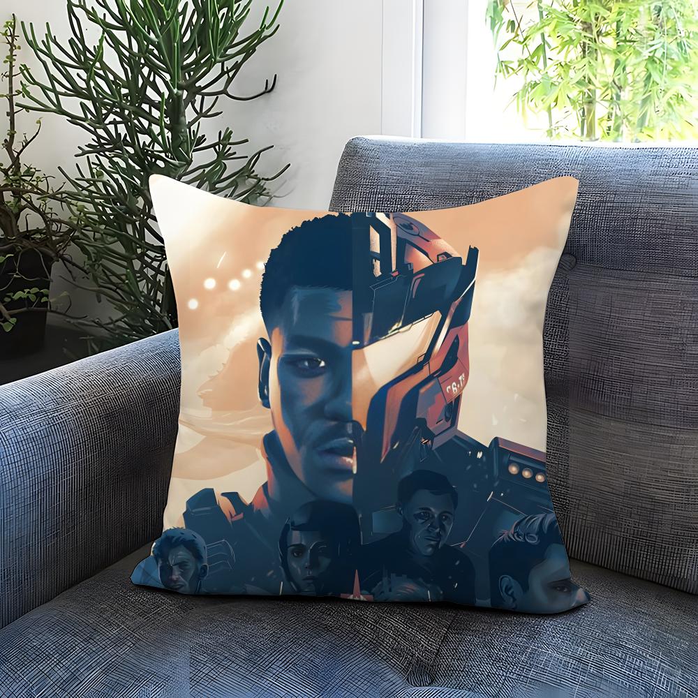 Trendy PPacific Riming Cushion Cover Comfortable Reversible Pillow Cover Ideal for Car Sofa Bedroom Beyond