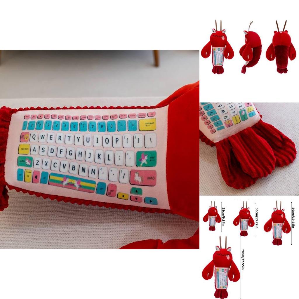 Плюшевая игрушка Воин Клавиатуры Красный Лобстер Мягкая игрушка для детей и взрослых