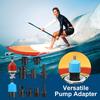 Inflatable SUP Pump Adapter Kit Paddle Board Valve Adapter Air Compressor Valve Converter Nozzle Set for Inflatable Boat Bed Surfboard