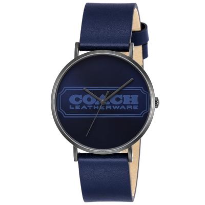 Часы CHARLES Navy Dial Stainless Steel Quartz 41MM Watch 14602526 [Coach] Мужские [Товар]