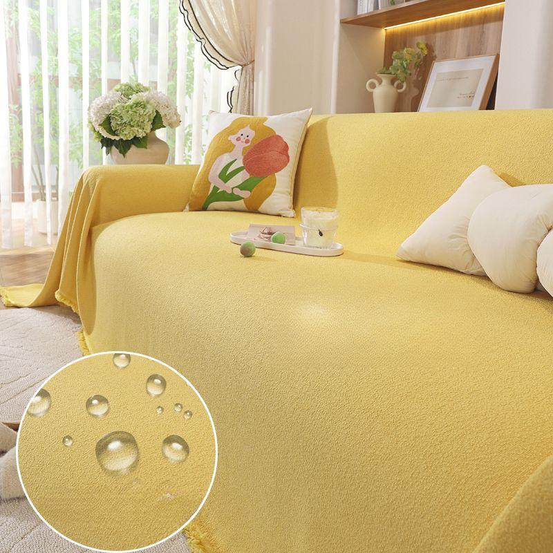 Водонепроницаемое полотенце для дивана Предотвращает царапины кошек Ткань-чехол для дивана-пеленки Подушка против грязи Всесезонный универсальный чехол Полиэстер Можно стирать в машине