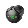 12V/24V Touch Digital Clock for Automotive Car Boat Motorcycle LED Display Hours Minutes Car Panel Electronic Clock Waterproof