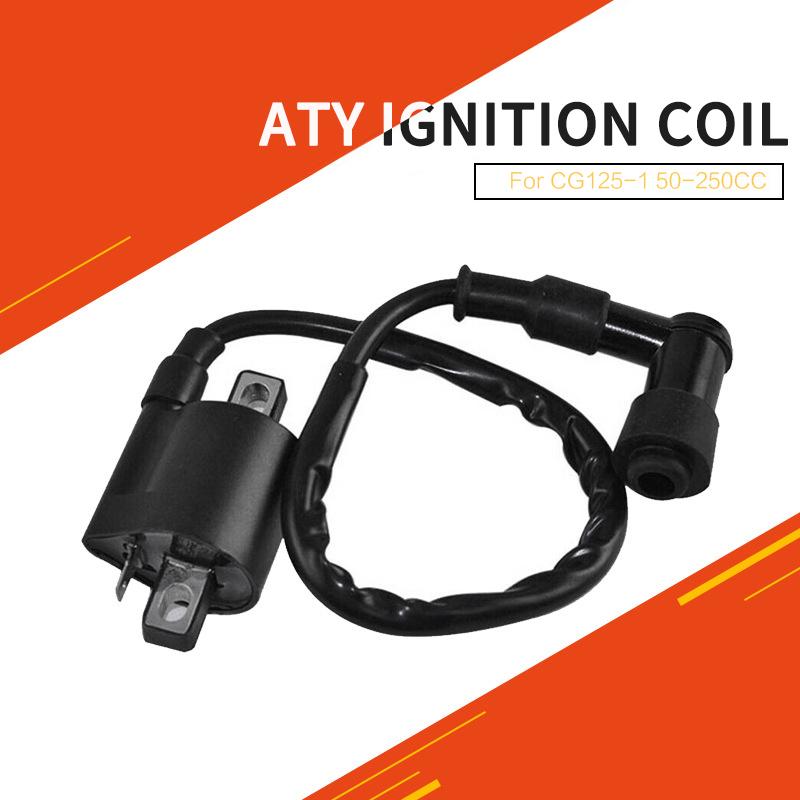 Катушка зажигания мотоцикла высокого давления для скутера ATV Quad черная катушка зажигания для двигателей GY6-50 GY6 50CC 125CC 150CC