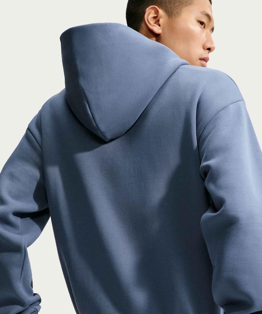 NIKE Solo Fleece Pullover Hoodie M - Diffused Blue:Sail / Ix1927-491