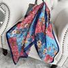 90cm *90cm Design Scarf Lady Shawl Printed Silk Felt Headscarf Scarf Lady Headscarf Square Scarf Lady Wrap Scarf 2021