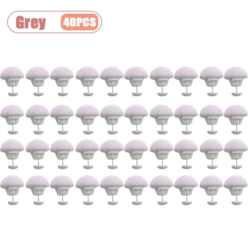 20-80PCS Reusable Mushroom Shape Clips Removable Easy Release Fastener for Blanket Sheet Curtain Socks Multipurpose Clamps