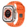 Ремешок для Apple Watch Series 10 9 8 7 SE 6 5 4 3 2 1 42 мм 41 мм 40 мм 38 мм Перфорированный силиконовый ремешок для запястья