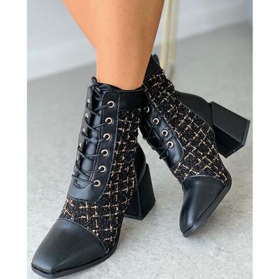 Ботинки «Мартенс» Женские универсальные женские тонкие ботинки на толстом каблуке со строчкой в ​​британском стиле Ботильоны