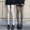 Black Bow High Stockings Spring Sexy Thin Over The Knee Beauty Leg Socks Versatile Stockings