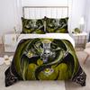 3D Skull Printing Duvet Cover Set Twin Size Microfiber Bedding Set Fashion High Ranking Cool Bedroom Decor