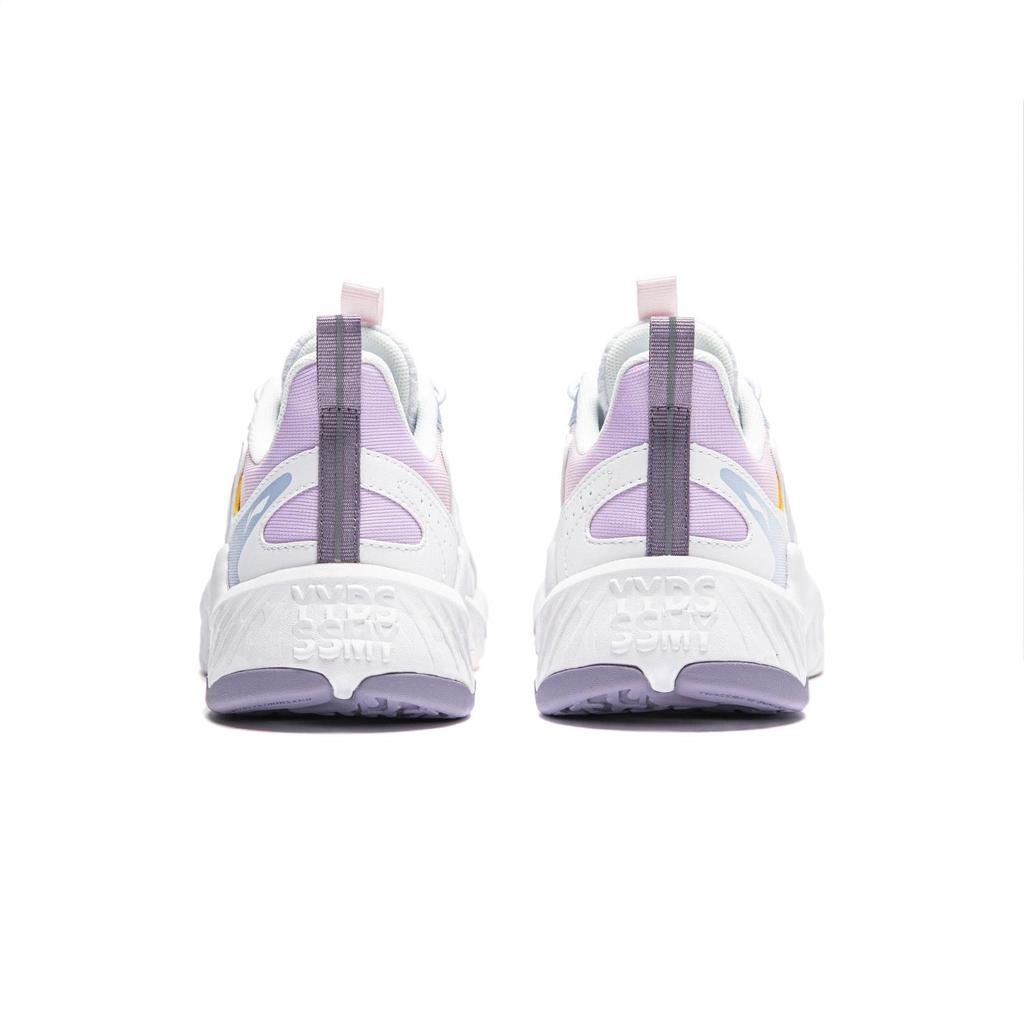 Li Ning Детская спортивная повседневная обувь из синтетической кожи Модная простая удобная эстетичная Низкая повседневная обувь Унисекс повседневная обувь YKCU140-2