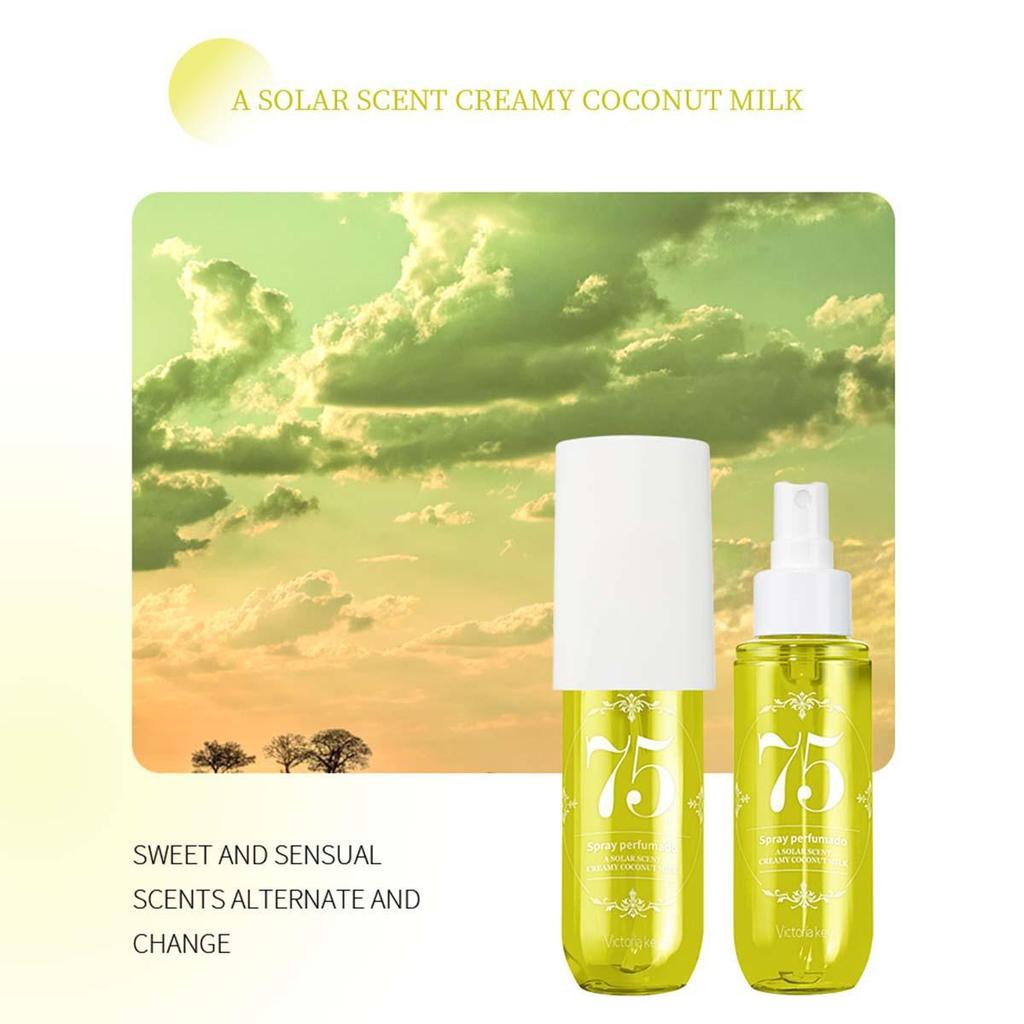 Бразильский стойкий парфюмированный спрей без спирта для тела и волос