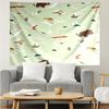 The-Gruffalo Print Tapestry, Backdrop, Easy Setup, Ideal for Bedroom, Office & Living Room, with Aesthetic Wall Hanging Decor.