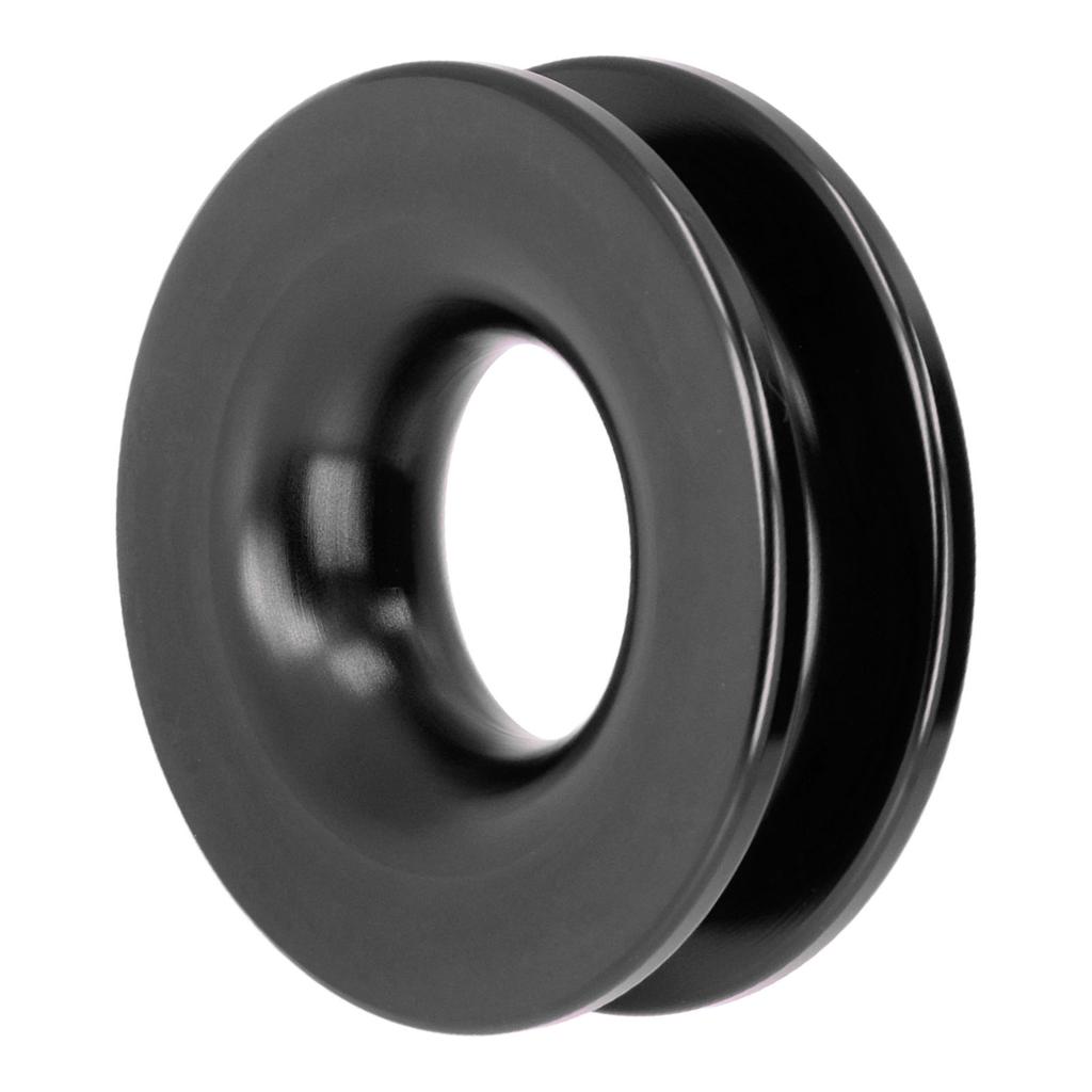 Восстановительное кольцо Лебедка Блок-полиспаст Алюминиевый сплав для квадроцикла UTV Грузовика Морского судна СкобыЧерный