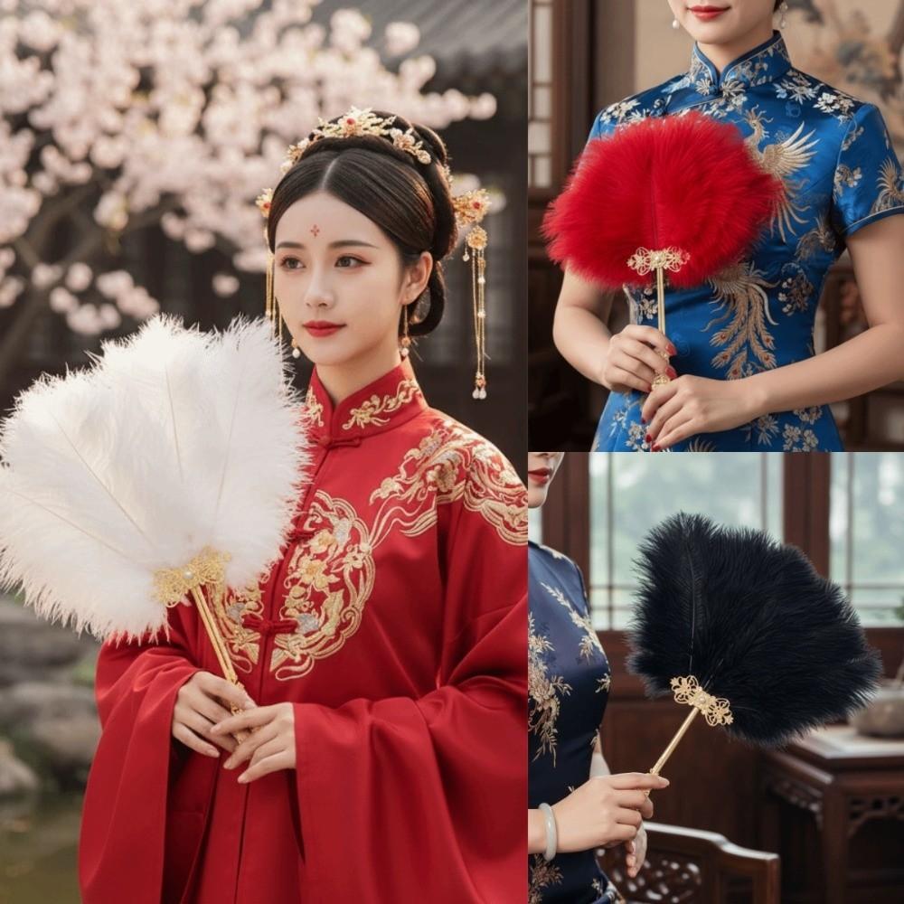 Декоративный веер для танцевального представления, поделка, косплей-реквизит, танцевальный реквизит для ципао, свадебные аксессуары