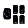 Four-in-One Long-Range Waterproof Wireless Doorbell with 58 Tunes and 4 Volume Levels