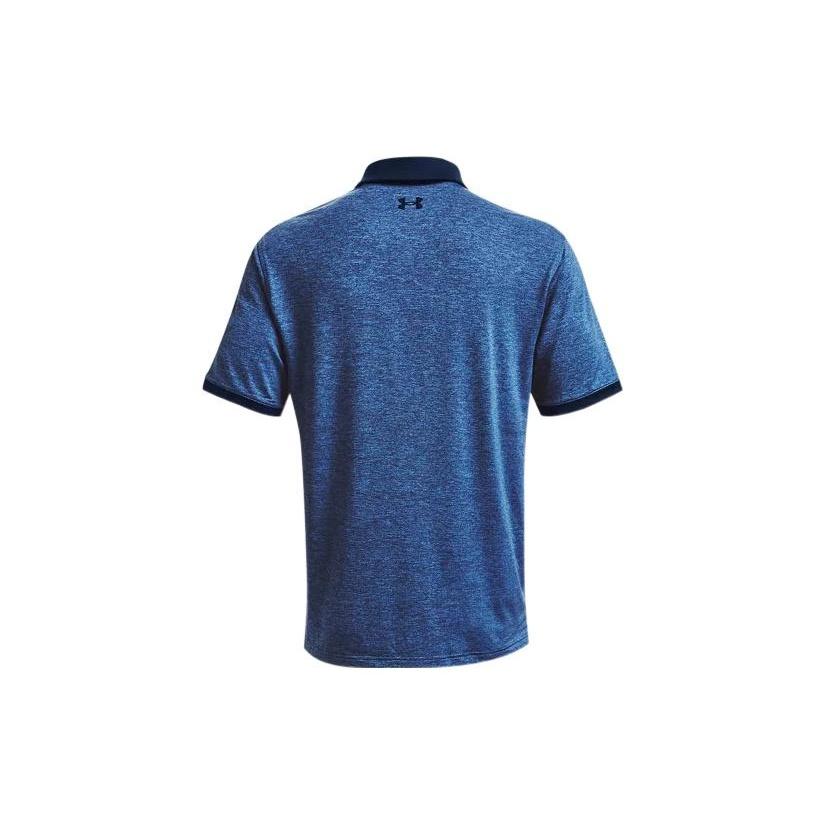 Under Armour Playoff 2.0 Polo Shirts Men's Blue Polo Collar Moderate Straight Fit Unisex 1367864-409